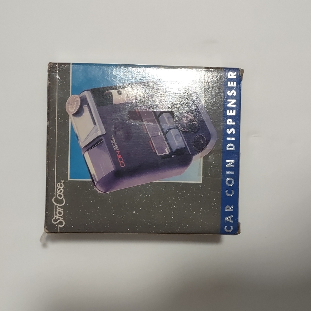 Vintage Star Case Car Coin Dispenser 1989